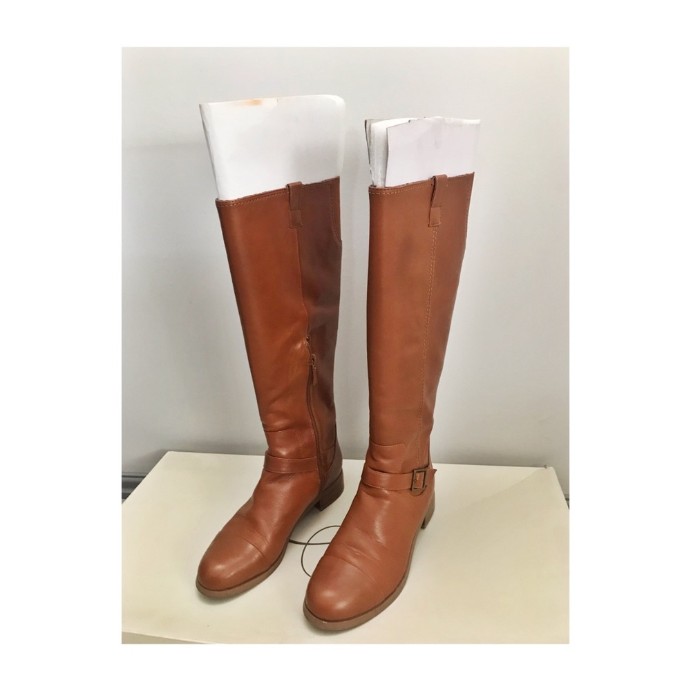 Rachel Roy Natural Brown Riding Boots SZ 6.5M